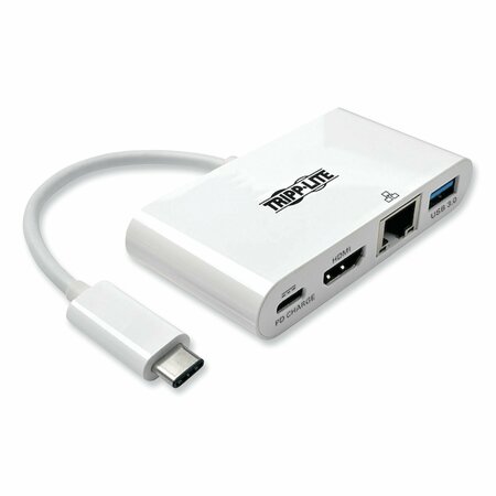 TRIPP LITE USB 3.1 Gen 1 USB-C to HDMI Adapter, USB-A/USB-C PD Charging/Ethernet U444-06N-HGU-C